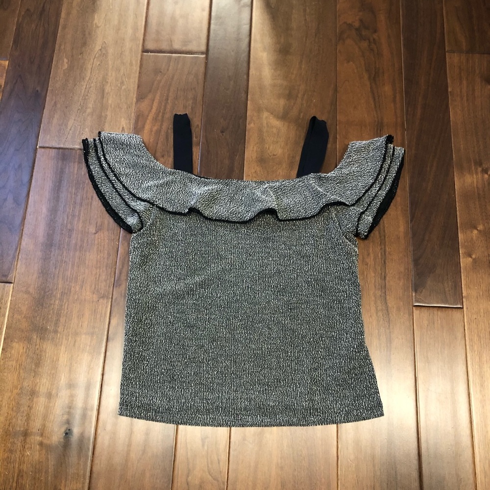 Banana Republic black & white tank size L- nwot
